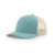 Richardson Green Teal Heather/Birch Mesh Back Low Pro Heather Trucker Hat