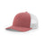 Richardson Heather Red/Light Grey Mesh Back Split Low Pro Trucker Hat