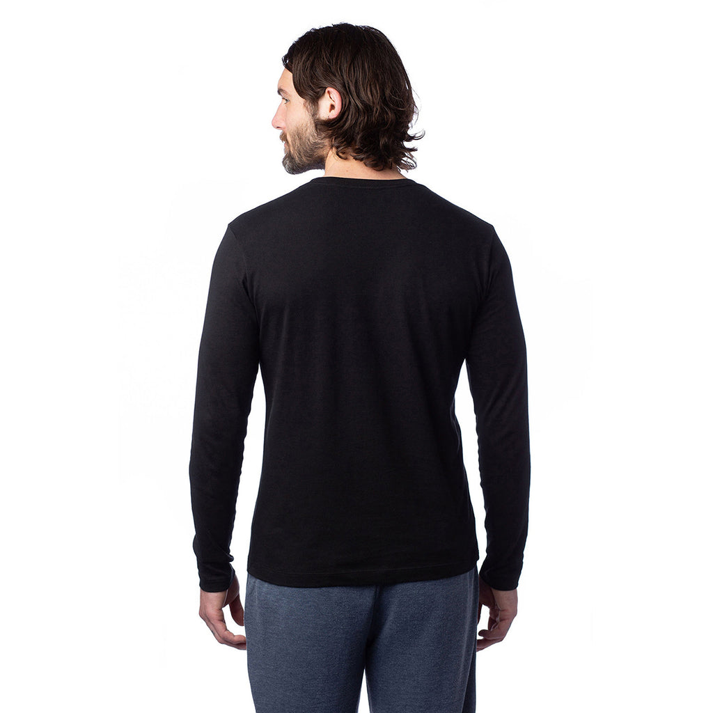 Alternative Apparel Unisex Black Long Sleeve Go-To-Tee