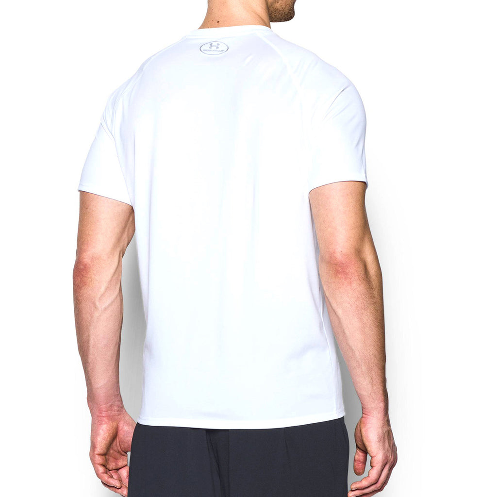 Under Armour Men's White S/S Locker Tee