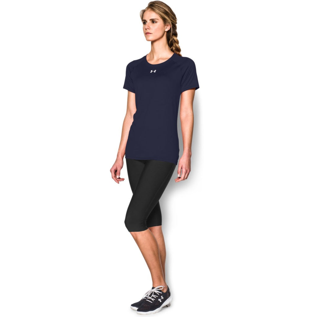 Under Armour Women's Midnight Navy S/S Locker Tee