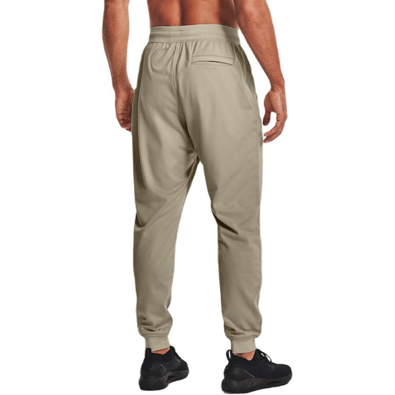 Under Armour Men's Khaki Base/Black Sportstyle Tricot Jogger