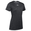 Under Armour Women's Black Heather 2.0 Locker Tee