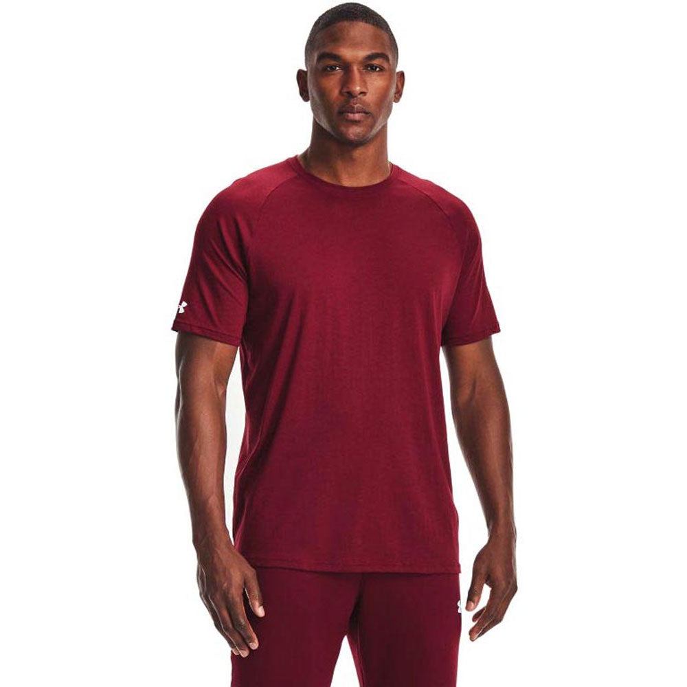 Under Armour Men's Maroon/White Athletics T-Shirt