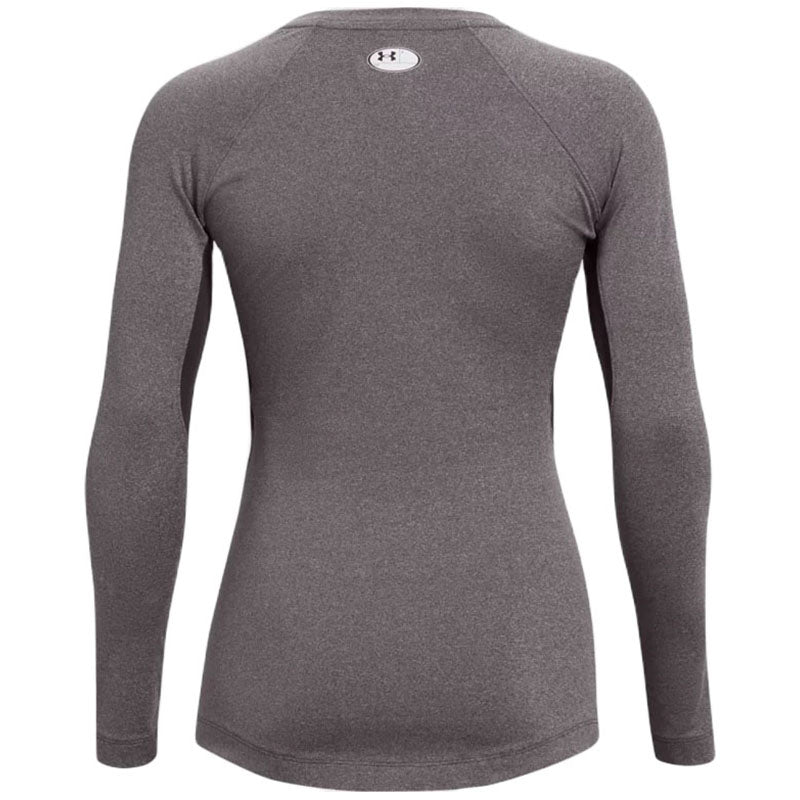 Under Armour Women's Charcoal Light Heather/Black Authentics Crew