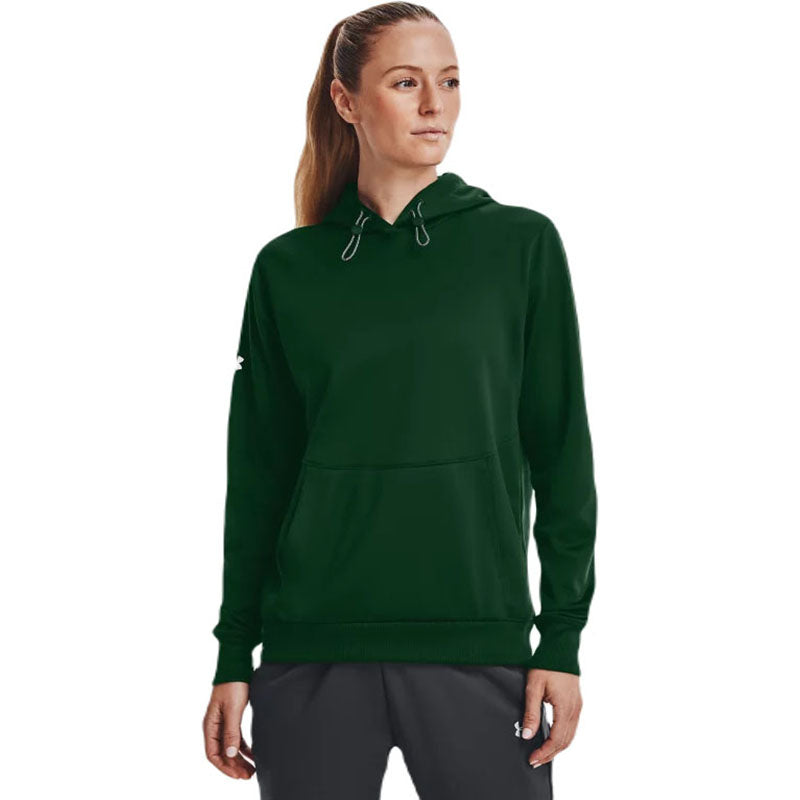 Under Armour Women's Forest Green Fleece Storm Hoodie