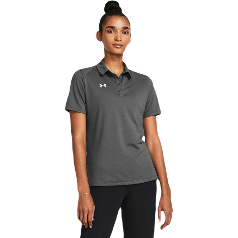 Under Armour Women's Castlerock/White Tech Team Polo