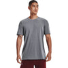 Under Armour Men's Pitch Grey/Black RUSH Seamless Short Sleeve