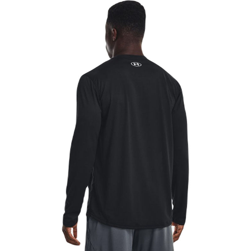 Under Armour Men's Black/White Team Tech Long Sleeve