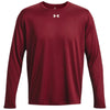 Under Armour Men's Cardinal/White Team Tech Long Sleeve