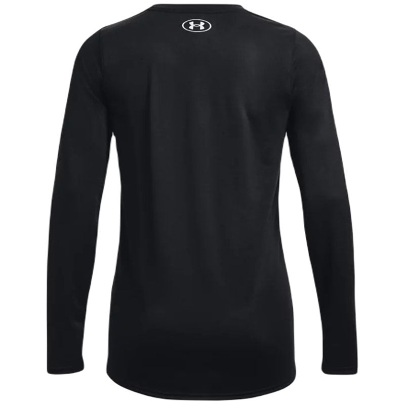 Under Armour Women's Black/White Team Tech Long Sleeve