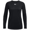 Under Armour Women's Black/White Team Tech Long Sleeve