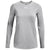 Under Armour Women's Mod Grey Light Heather/White Team Tech Long Sleeve