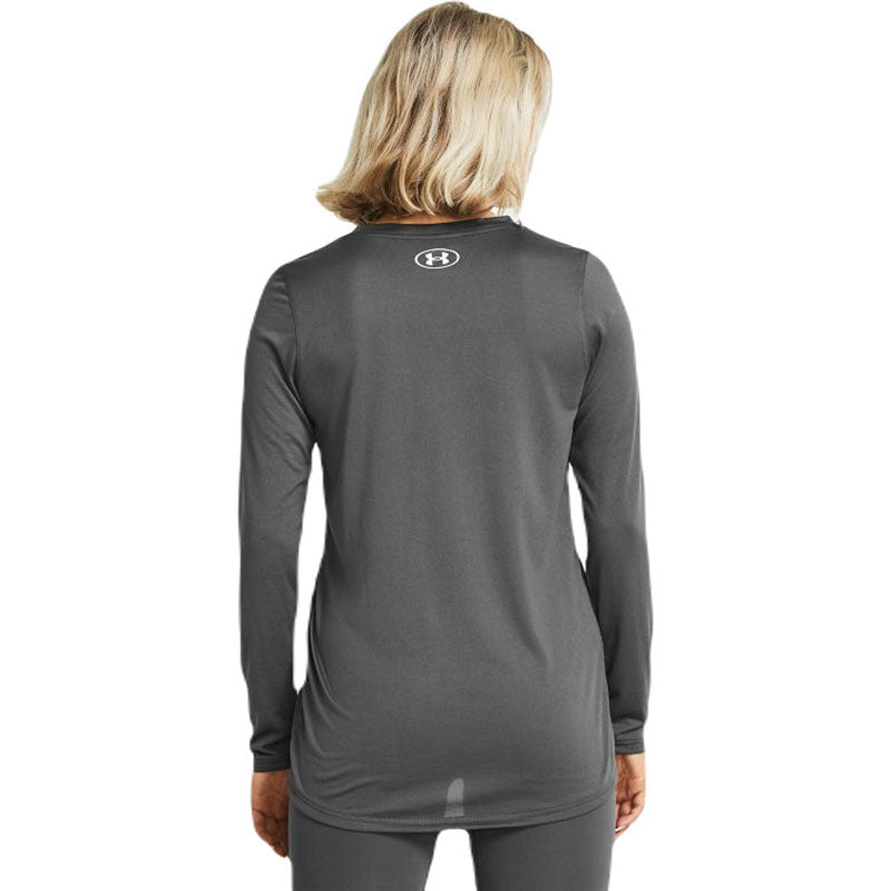 Under Armour Women's Castlerock/White Team Tech Long Sleeve