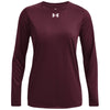 Under Armour Women's Maroon/White Team Tech Long Sleeve