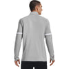 Under Armour Men's Mod Grey/White Team Knit Warm-Up Full Zip