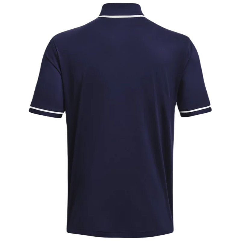 Under Armour Men's Midnight Navy/White Team Tipped Polo