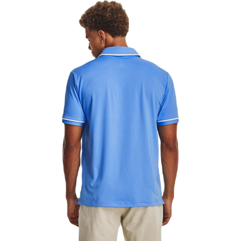 Under Armour Men's Carolina Blue/White Team Tipped Polo