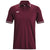 Under Armour Men's Maroon/White Team Tipped Polo