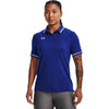 Under Armour Women's Royal/White Team Tipped Polo