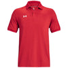 Under Armour Men's Red/White Trophy Polo