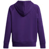 Under Armour Women's Purple/White Rival Fleece Hoodie