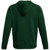 Under Armour Men's Forest Green/White Rival Fleece Hoodie