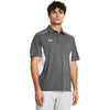 Under Armour Men's Castlerock/White Title Polo