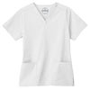 White Swan Women's White Fundamentals V-Neck Top