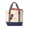 Heritage Supply Natural/Navy Catalina Cotton Tote