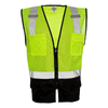 ML Kishigo Men's Lime Class 2 Black Bottom Vest