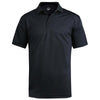 Edwards Men's Navy Performance Flat-Knit Short Sleeve Polo