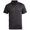 Edwards Men's Steel Grey Performance Flat-Knit Short Sleeve Polo