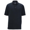 Edwards Men's Navy Snap Front Hi-Performance Short Sleeve Polo