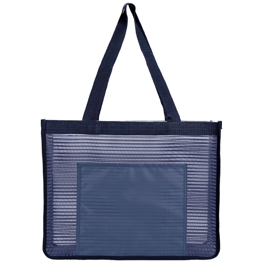 BIC Navy Landscape Mesh Tote