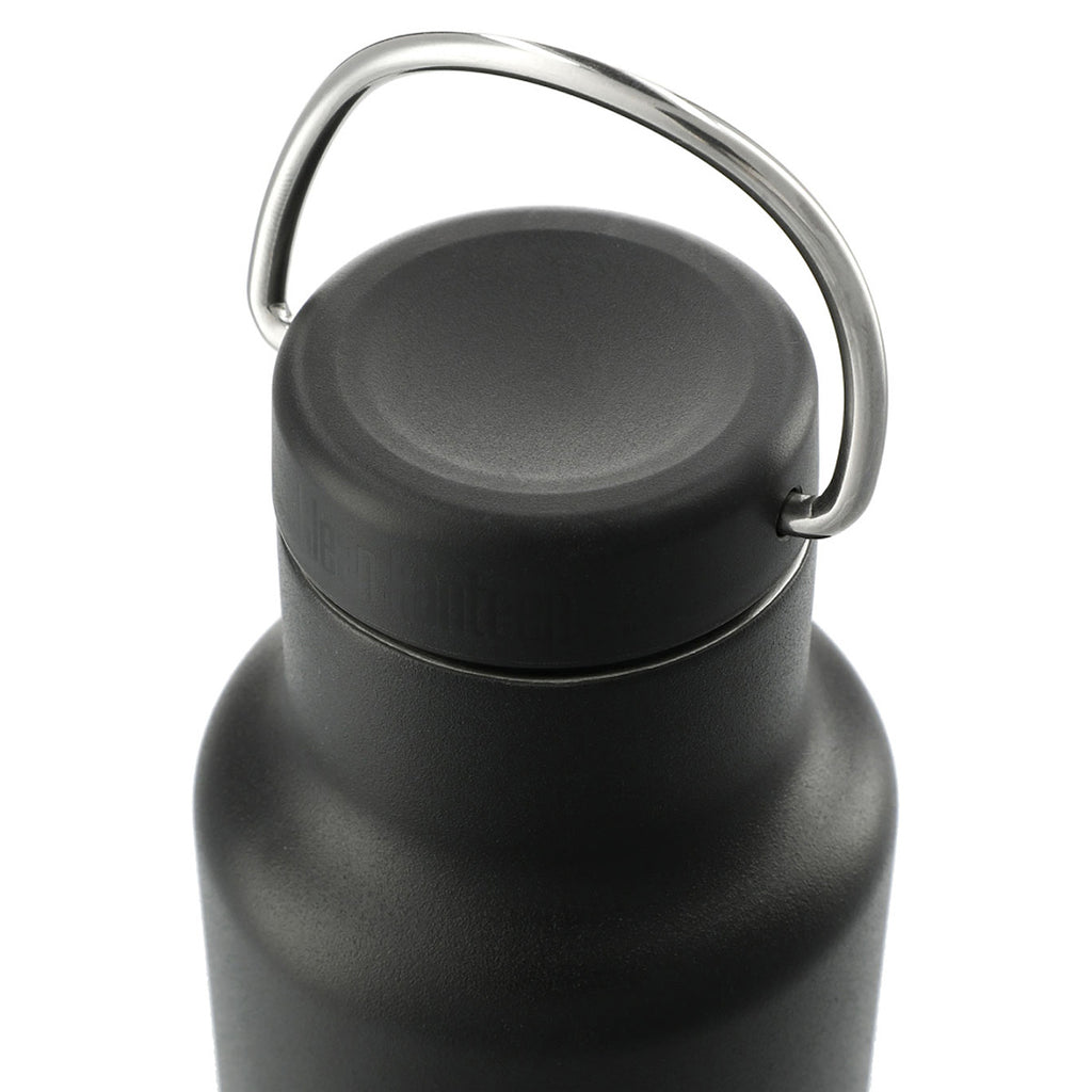 Klean Kanteen Black Eco Insulated Classic 20oz - Loop Cap