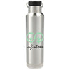 Klean Kanteen Silver Eco Insulated Classic 20oz - Loop Cap