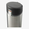 HidrateSpark Silver Steel 17oz Chug Lid Bottle