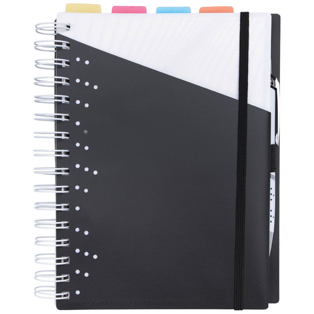 Souvenir Black Notebook with Vertex Pen