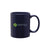 ETS Navy Blue C-Handle Ceramic Mug 11 oz