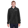 Columbia Men's Black Steens Mountain Half-Zip Fleece Jacket