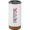 Leed's White Valhalla Copper Vacuum Tumbler with Cork 16oz