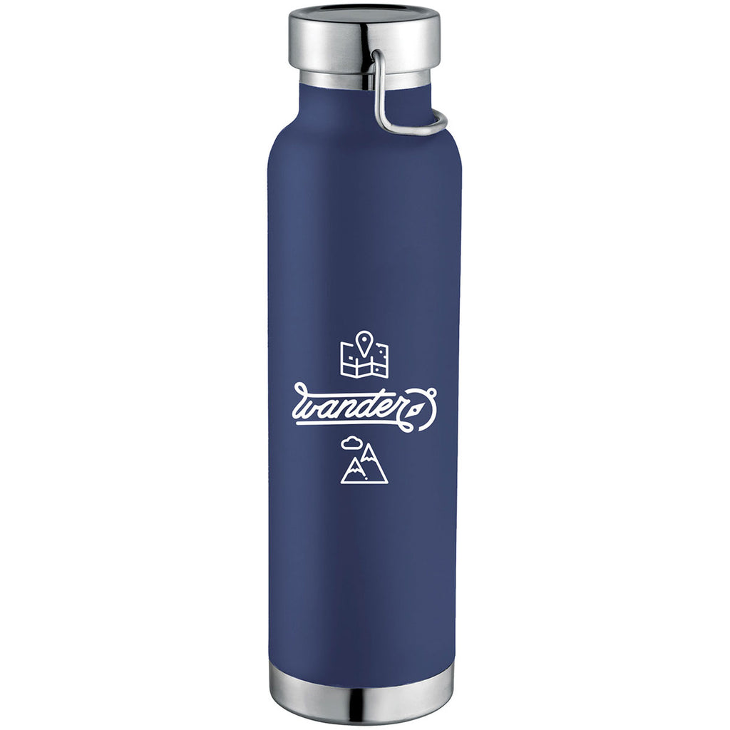 Leed's Navy Thor Copper Vacuum Insulated Bottle 22oz