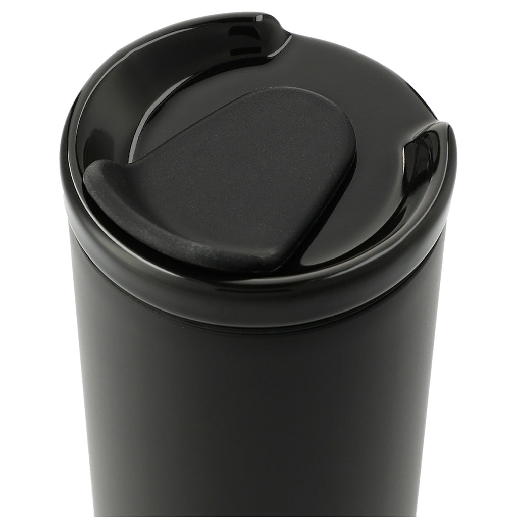 Leeds Black Seneca Tumbler 16oz with Ceramic Lid & Lining