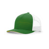 Richardson Kelly/White/Yellow Sideline Laser Cut Five Panel Trucker Hat