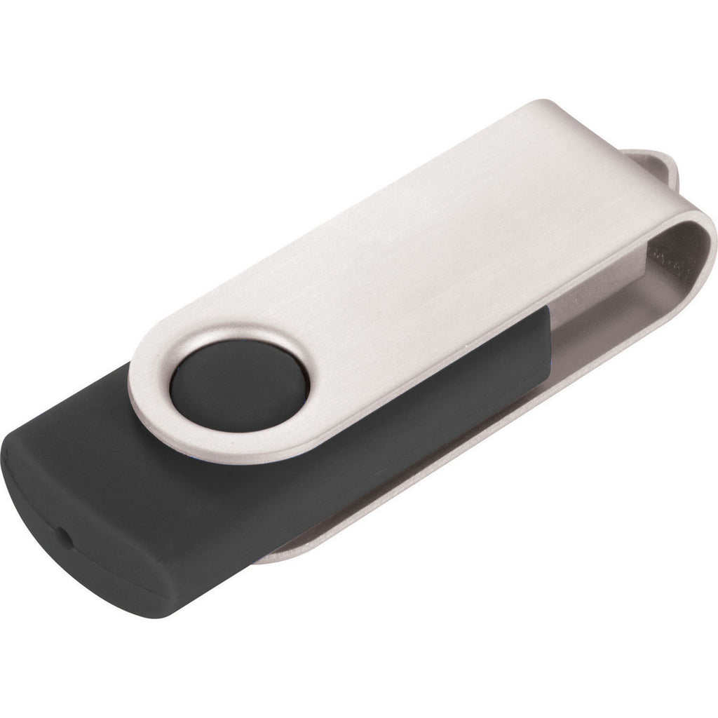 Leed's Black Rotate Flash Drive 8GB