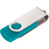 Leed's Dark Teal Rotate Flash Drive 8GB