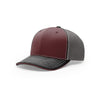 Richardson Maroon/Charcoal/Black On-Field Tri-Color Pulse SportMesh R-Flex Cap