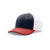 Richardson Navy/White/Red On-Field Tri-Color Pulse SportMesh R-Flex Cap