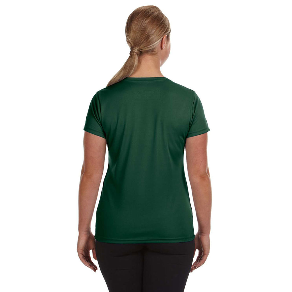 Augusta Sportswear Women's Dark Green Wicking-T-Shirt